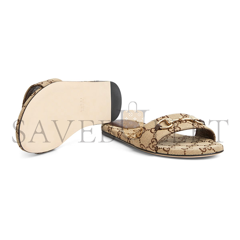GUCCI WOMEN'S SLIDE SANDAL WITH HORSEBIT 835828